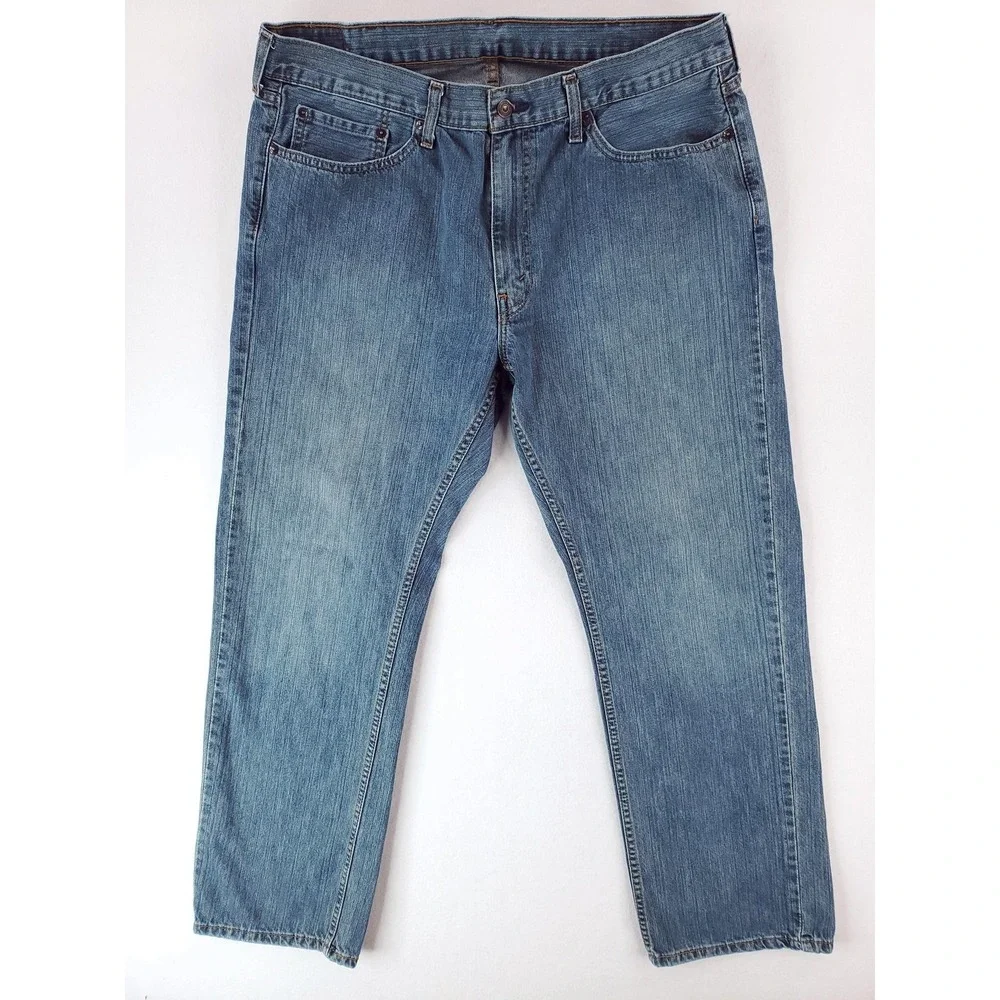 Levis 559 Jeans Mens 38x32 Blue Denim‎ Relaxed Straight Fit 100% Cotton Baggy